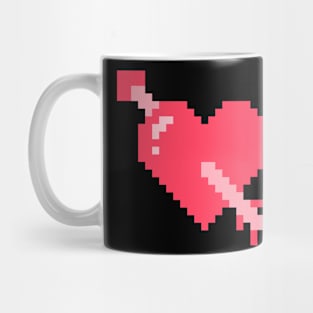 Heart and arrow Mug